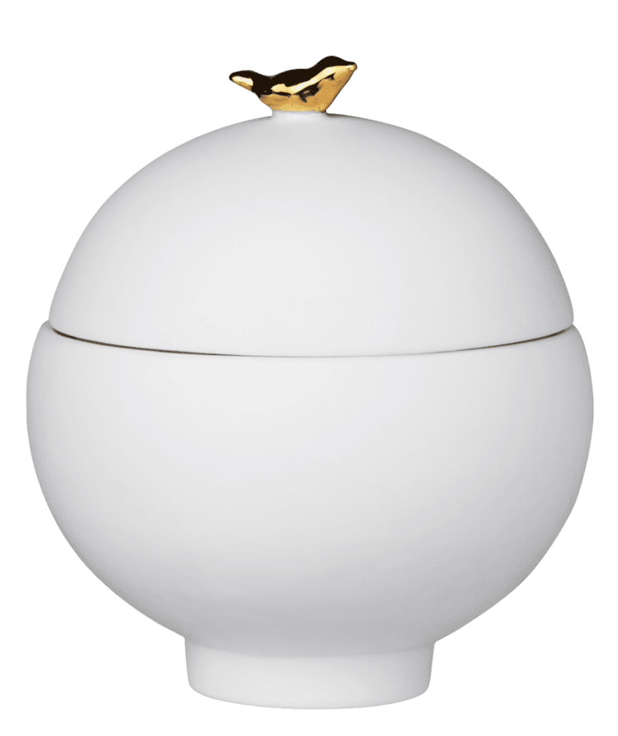 RADER - PETIT BOL AVEC COUVERCLE EN PORCELAINE